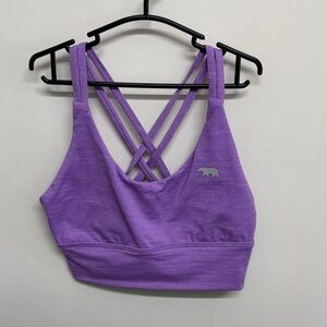 Running Bare Purple Women's Sports Bra